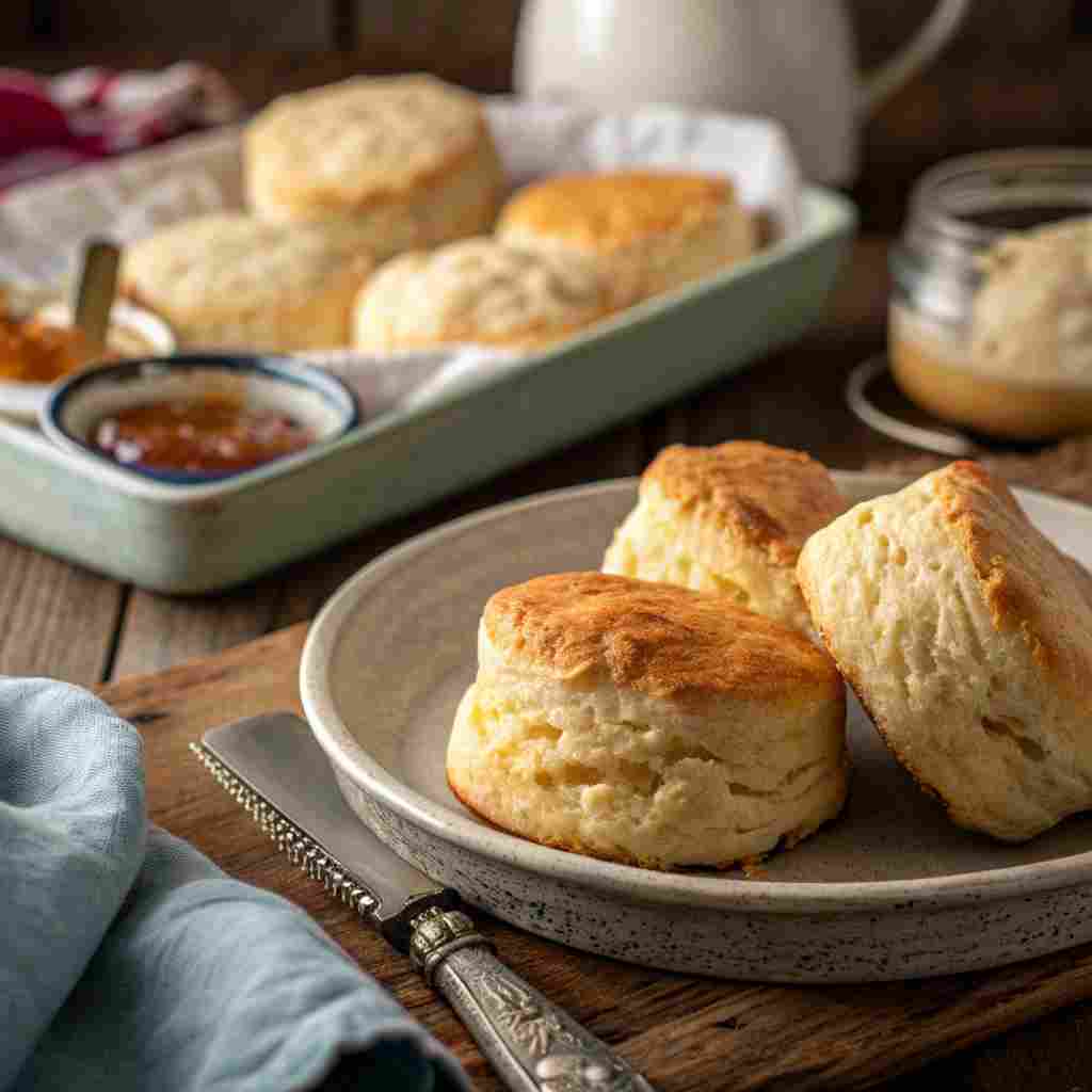 Easy Amish buttermilk biscuits for breakfast