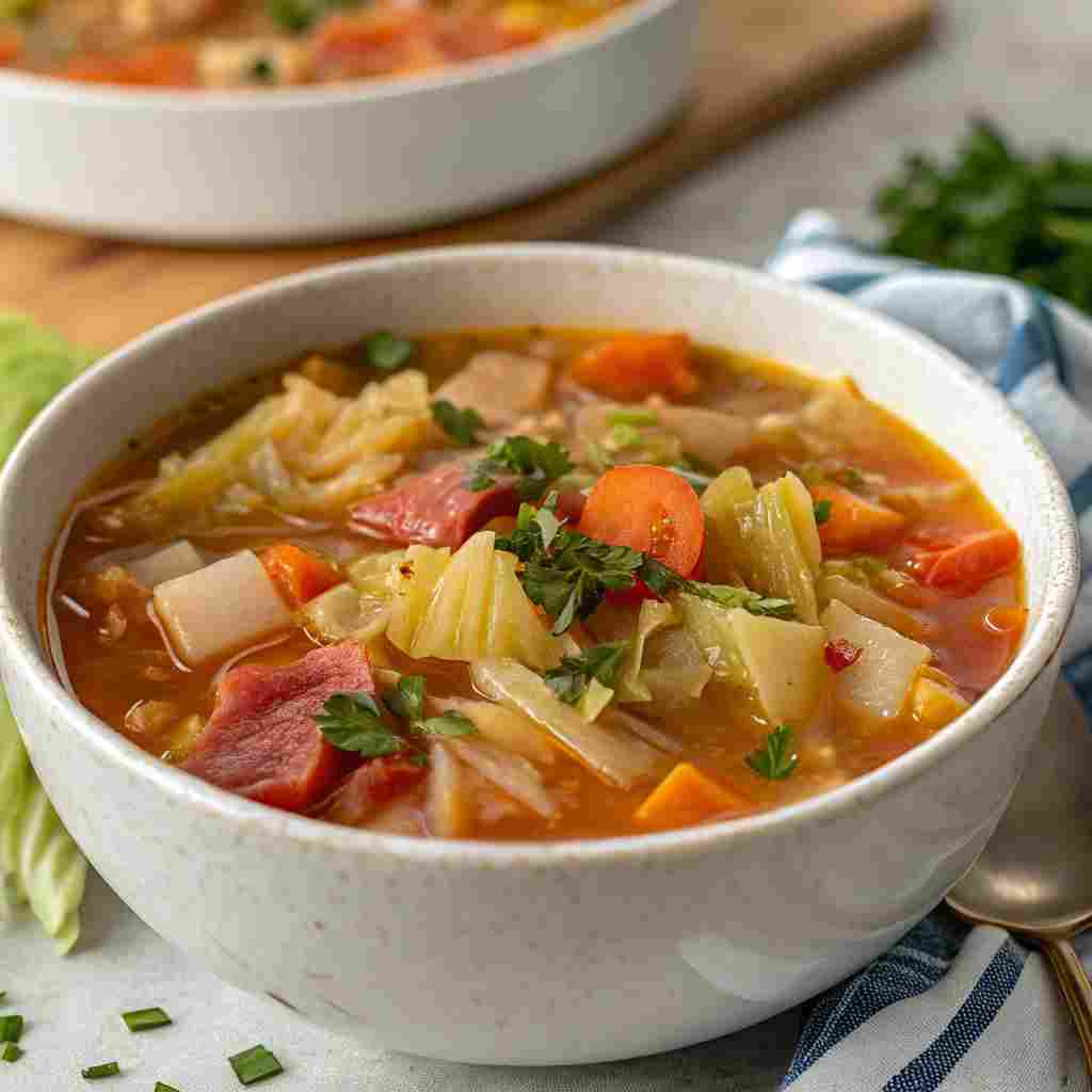 Healthy Amish cabbage soup recipe