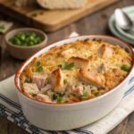 Slow-baked Amish turkey and rice casserole
