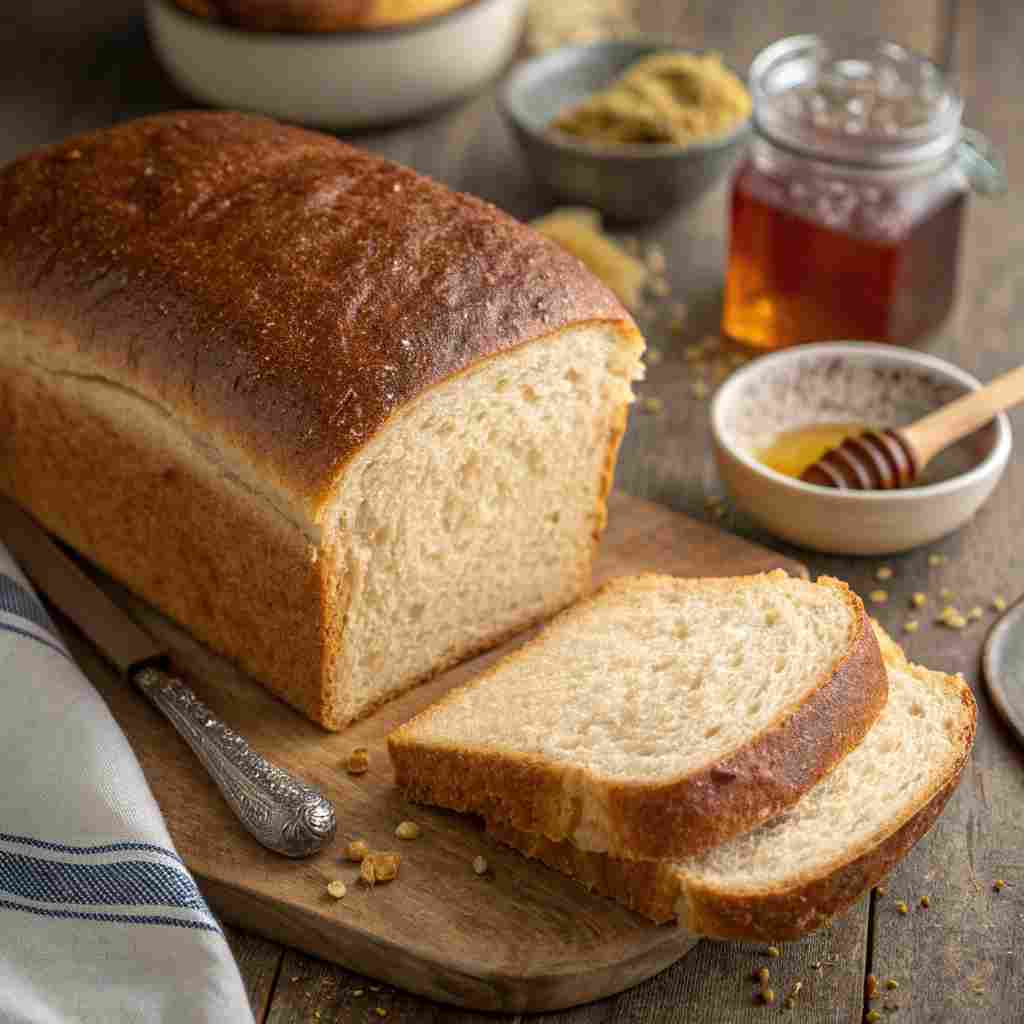 Traditional Amish honey wheat bread recipe